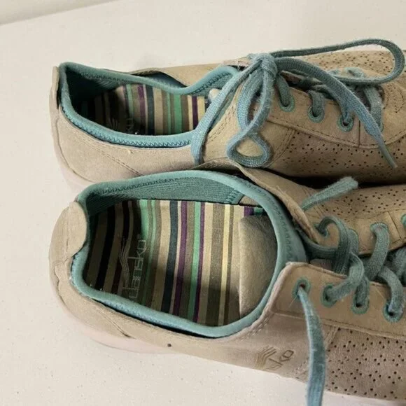 Dansko Elise Gray Genuine Leather Lace Up Sneakers 4401242400 - Picture 9 of 9